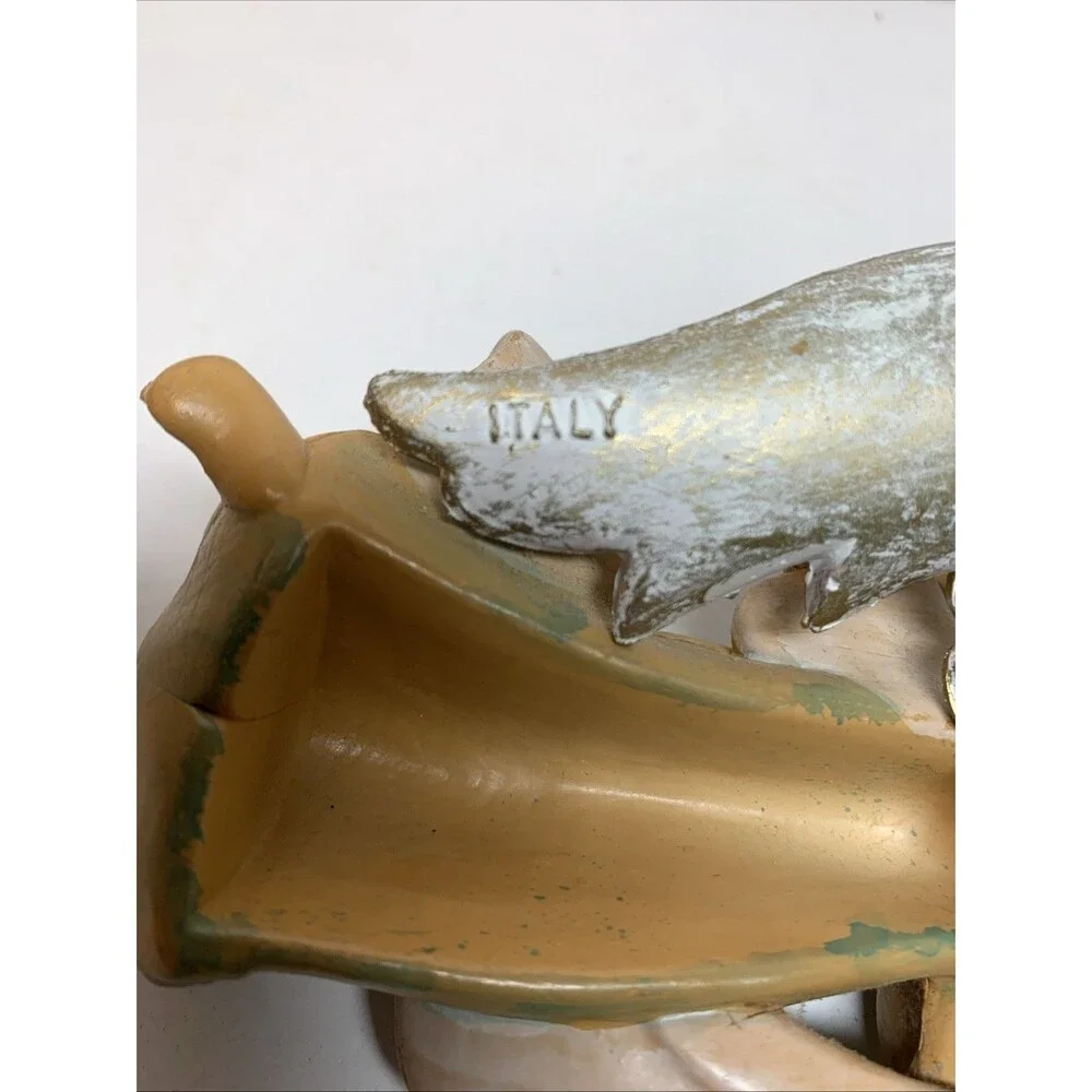 Vintage Christmas Angels Italy Playing Musical Instruments Victorian 5.5”